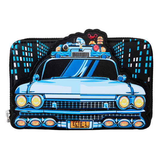 Ghostbusters Ecto-1 Glow Zip Around Wallet