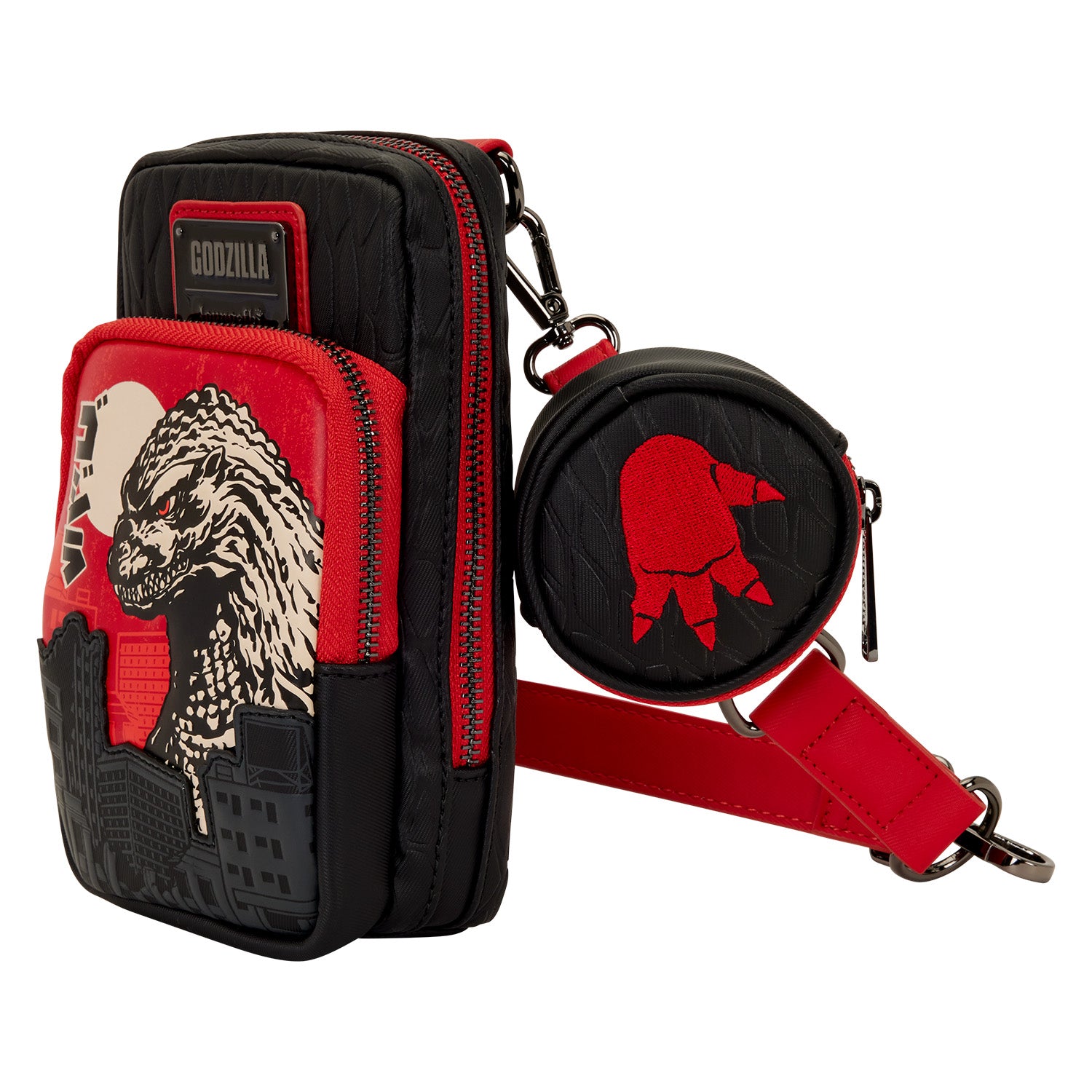 Godzilla Cellphone Crossbody Bag with Coin Bag 2