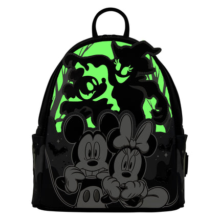 Mickey & Minnie Ghost Light Up Glow Mini Backpack