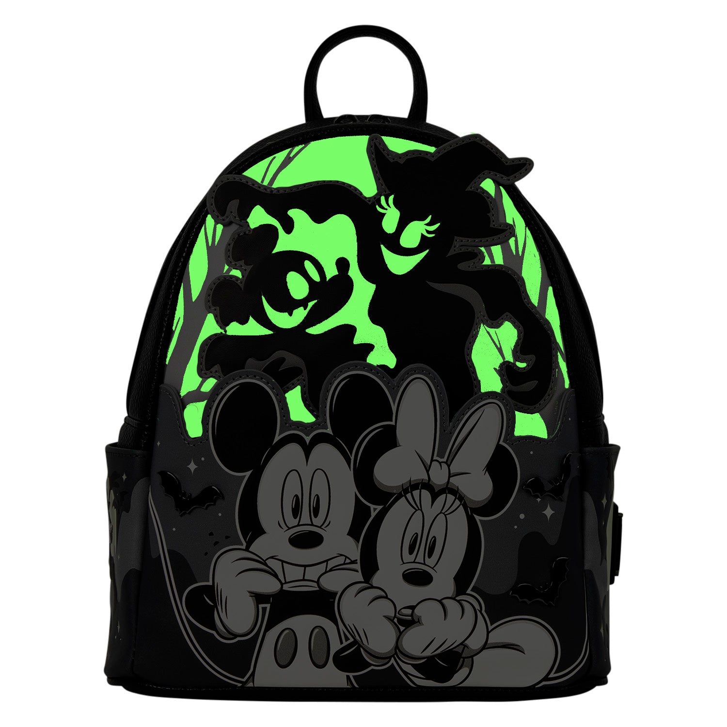 Mickey & Minnie Ghost Light Up Glow Mini Backpack