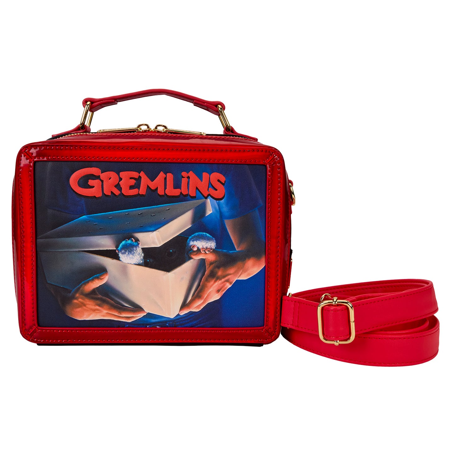 LF WB GREMLINS 40TH ANNIVERSARY VINTAGE LUNCHBOX CROSSBODY BAG