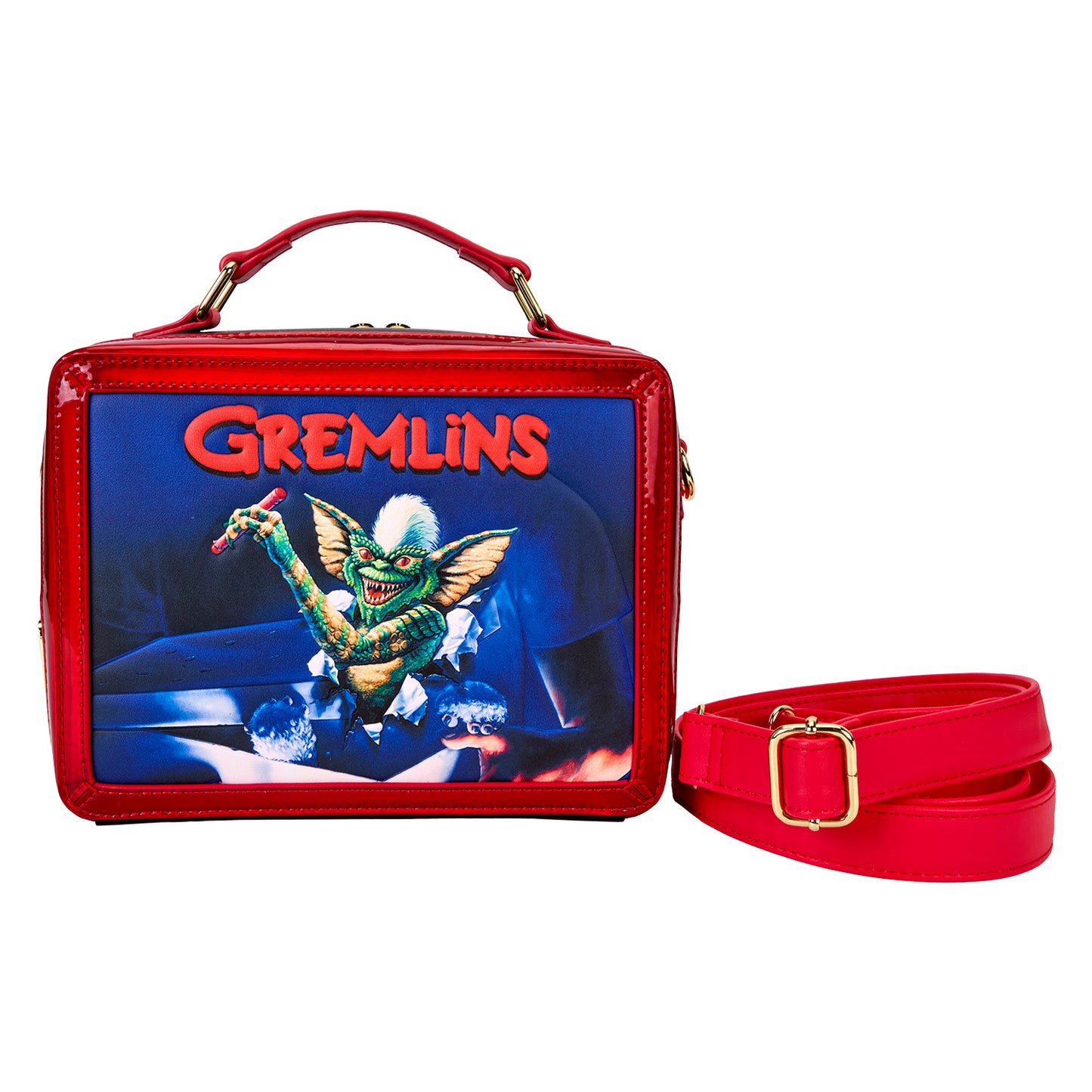 LF WB GREMLINS 40TH ANNIVERSARY VINTAGE LUNCHBOX CROSSBODY BAG