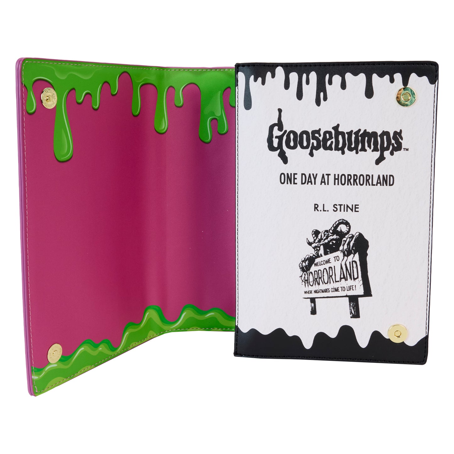 LF GOOSEBUMPS ONE DAY AT HORRORLAND BOOK CROSSBODY BAG