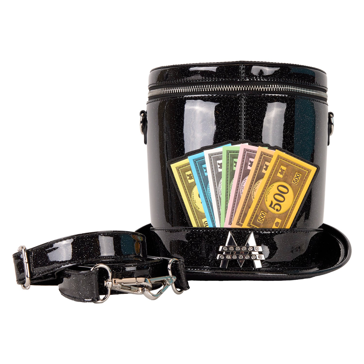 LF HASBRO MONOPOLY TOP HAT CROSSBODY BAG