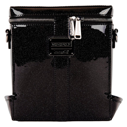 Monopoly 90th Anniversary Top Hat Glitter Figural Crossbody Bag