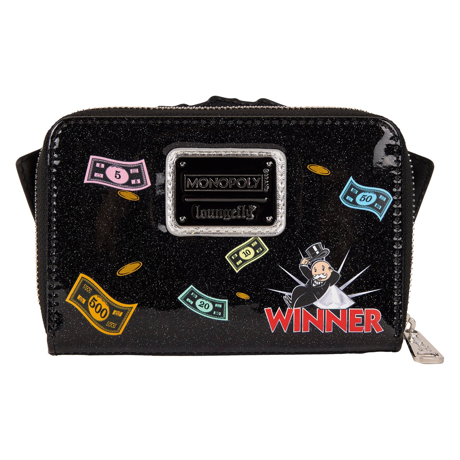 LF HASBRO MONOPOLY MONEY ZIP AROUND WALLET