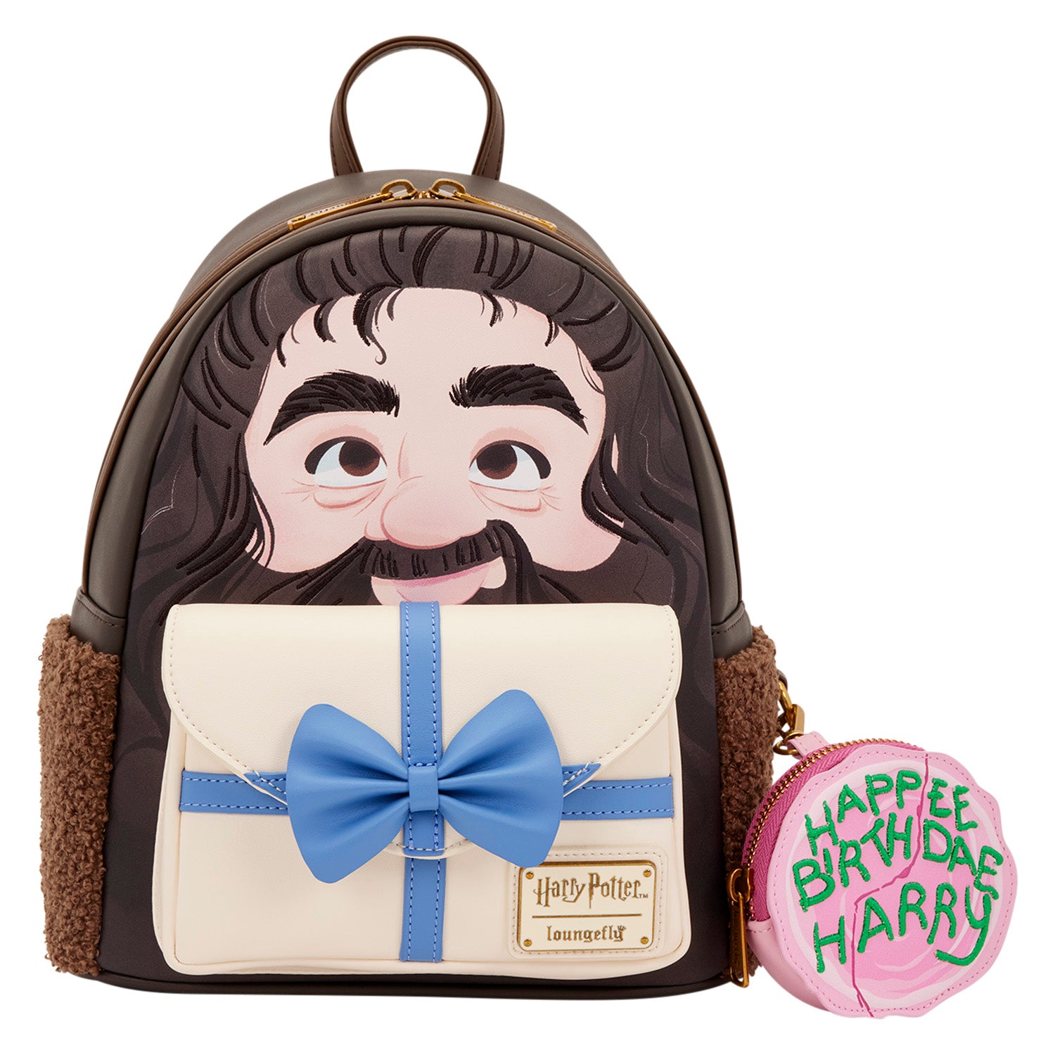 Harry Potter Hagrid Birthday Cake Mini Backpack with Coin Bag