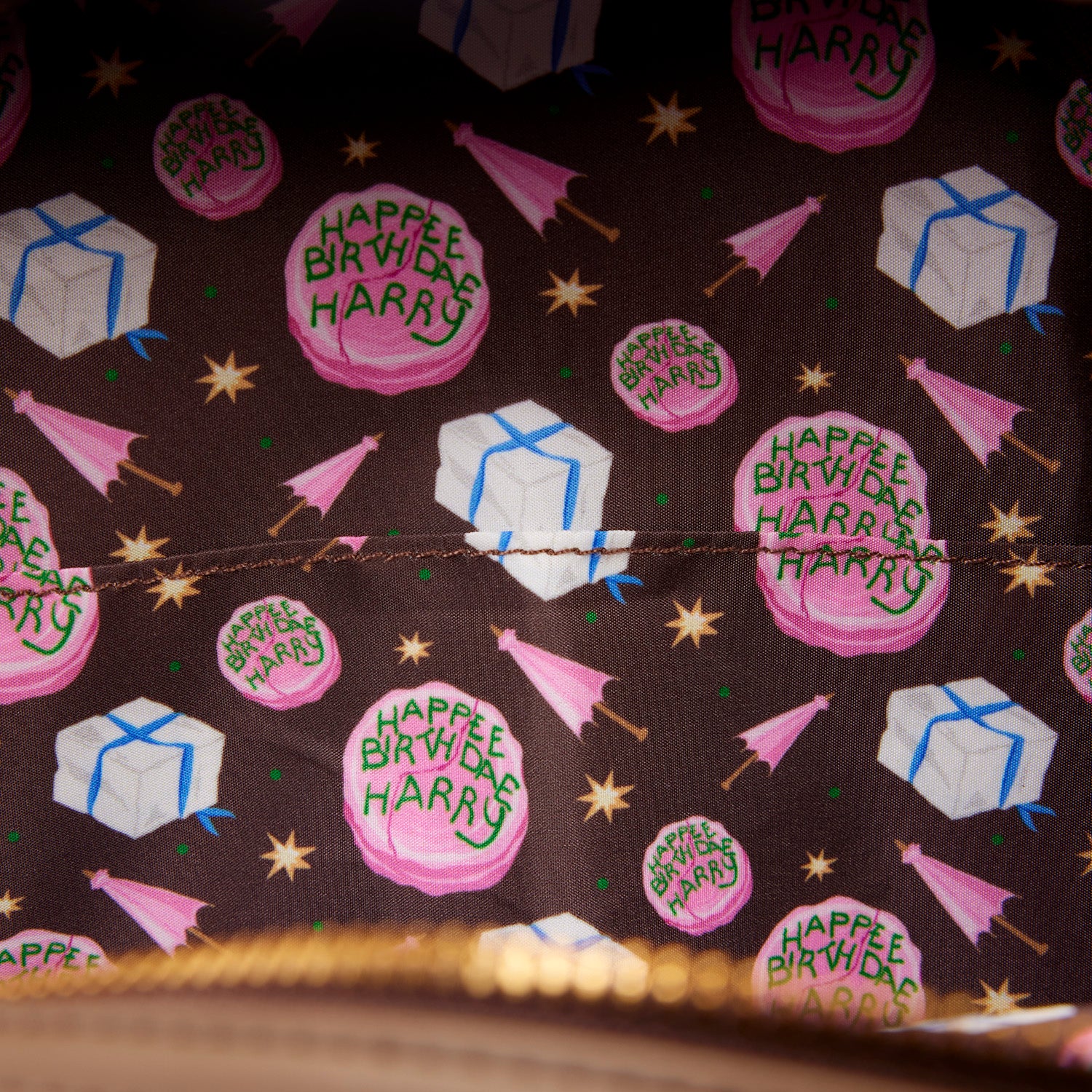 Harry Potter Hagrid Birthday Cake Mini Backpack with Coin Bag 4