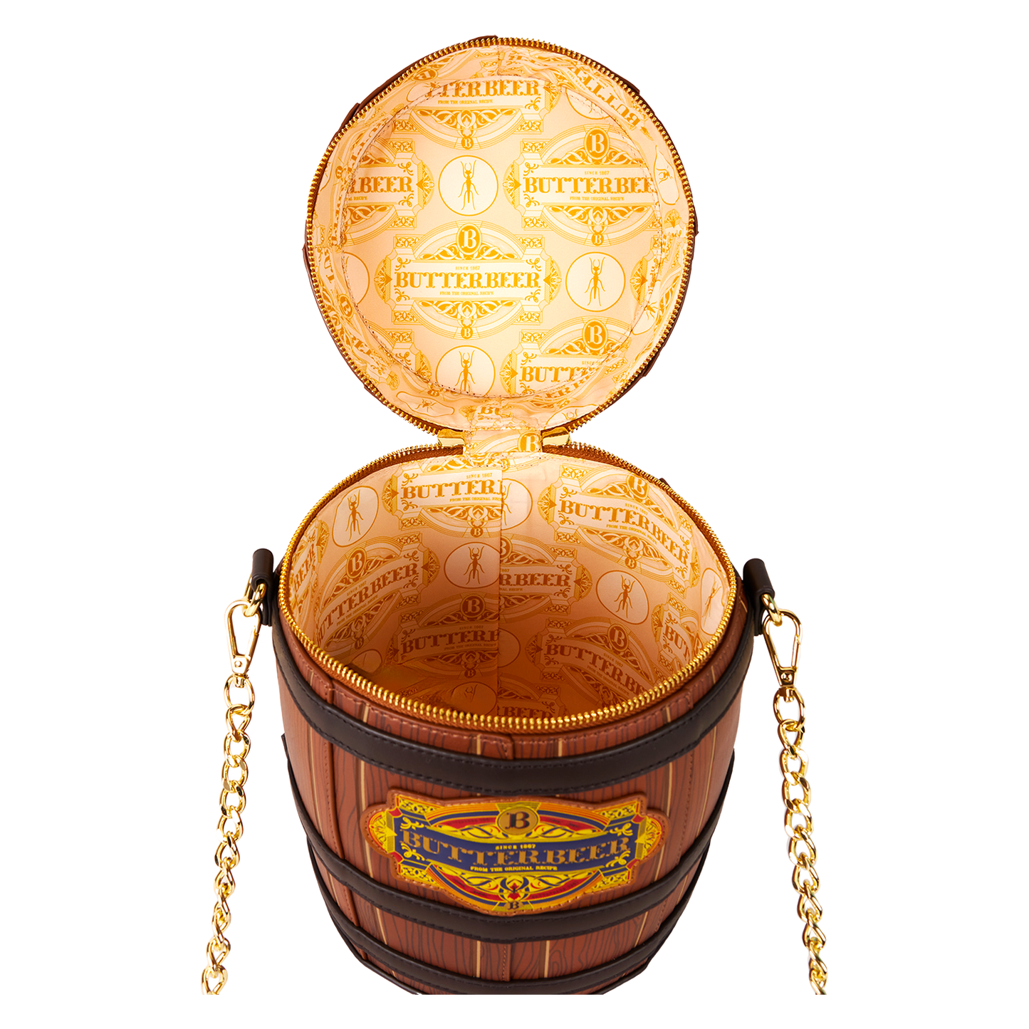 LF WB HARRY POTTER BUTTERBEER BARREL CROSSBODY BAG