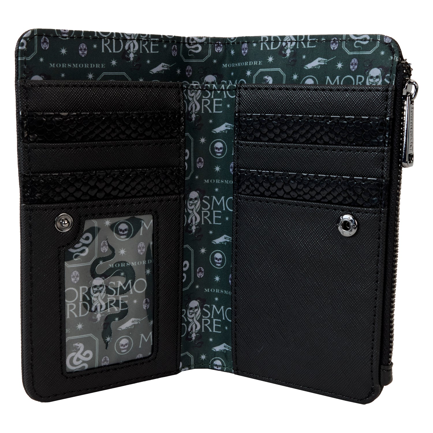 LF HARRY POTTER DEATH EATER ZIP AROUND WALLET 4