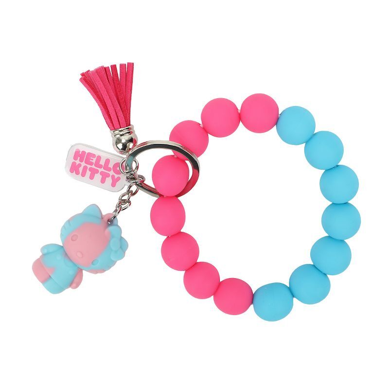 Hello Kitty Beaded Multi-Charmed Keychain