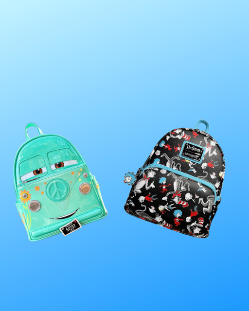 Dr. Seuss AOP Mini Backpack & Cars Fillmore Mini Backpack Exclusive