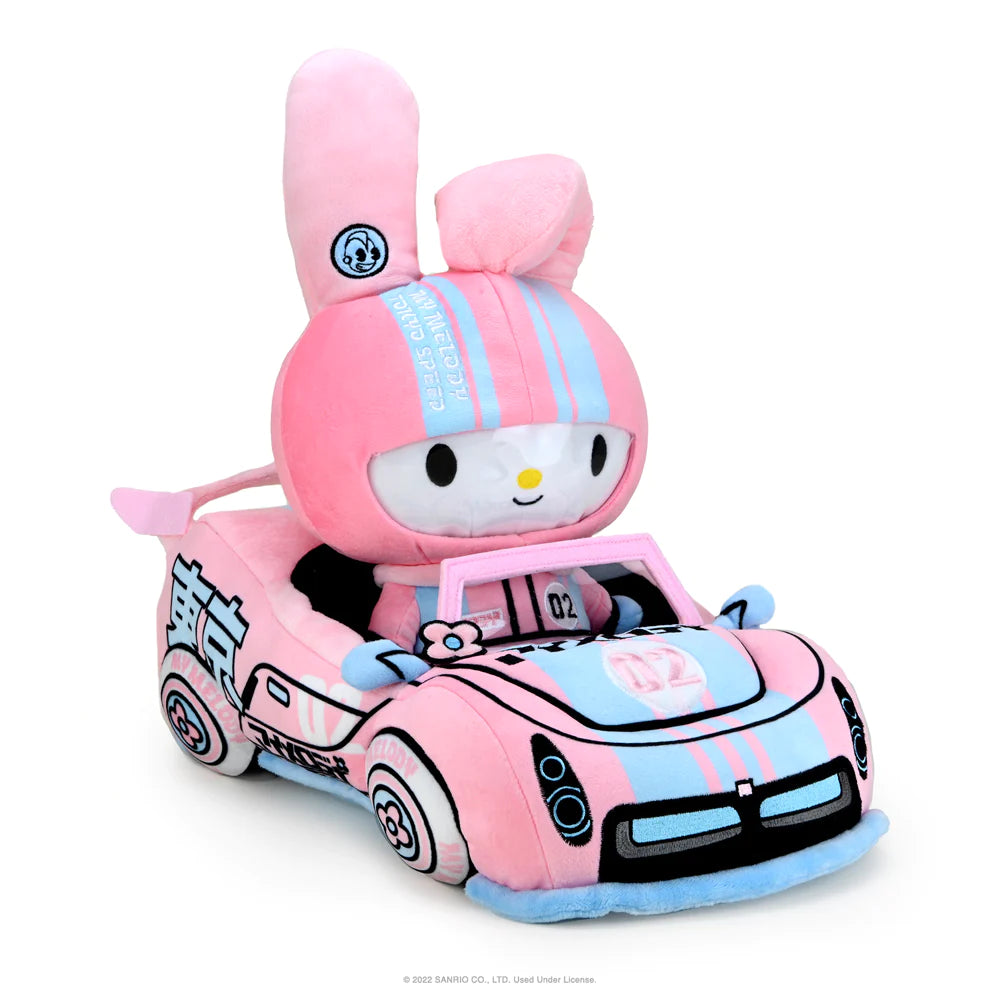 Kidrobot Hello Kitty and Friends Tokyo Speed Racer My Melody 13" Interactive Plush