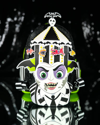 Beetlejuice Carousel Hat Glow in the Dark Cosplay Mini Backpack