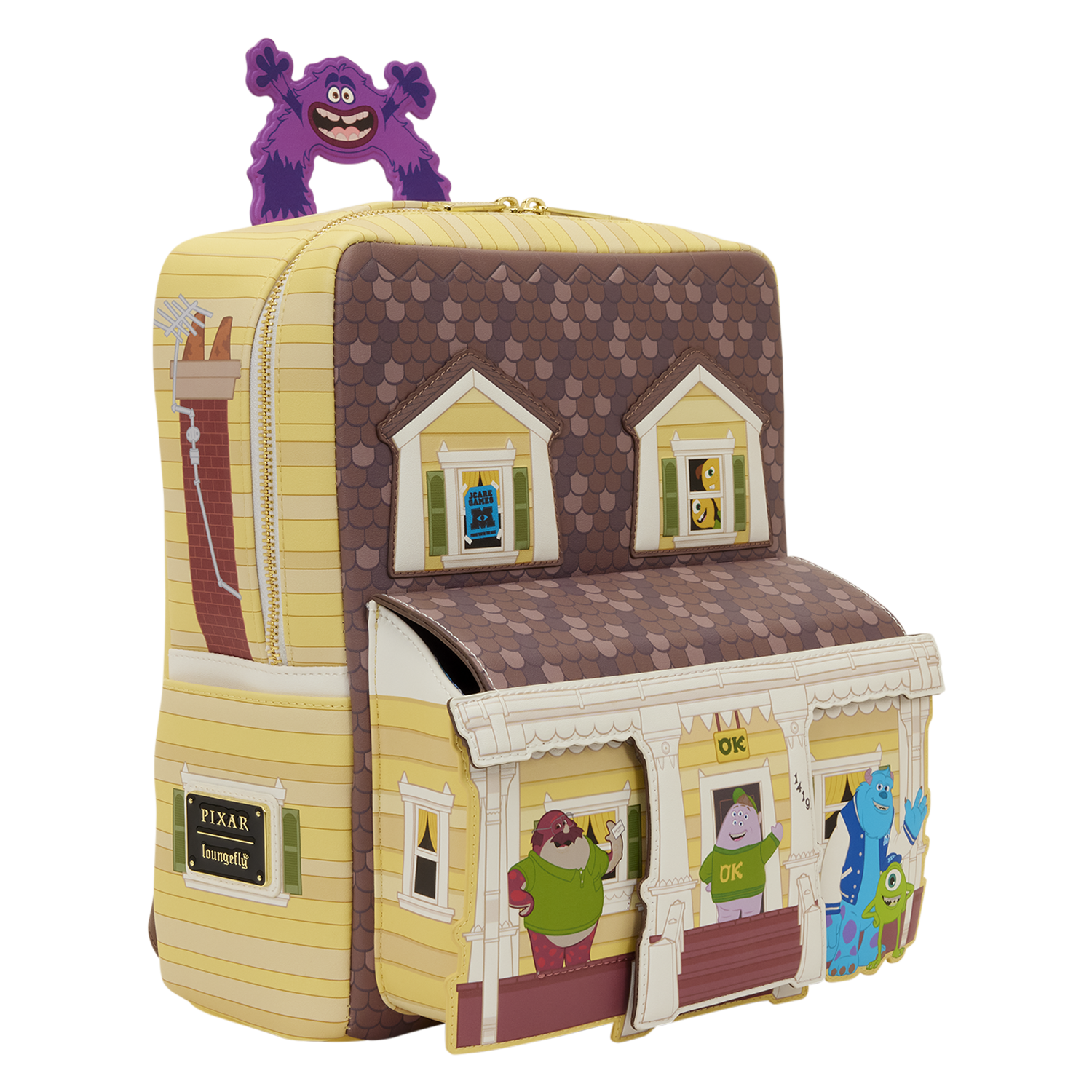 Monster University Oozma Kappa House Figural Mini Backpack