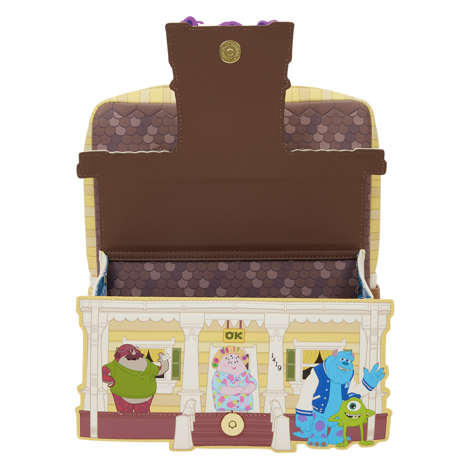 Monster University Oozma Kappa House Figural Mini Backpack 3