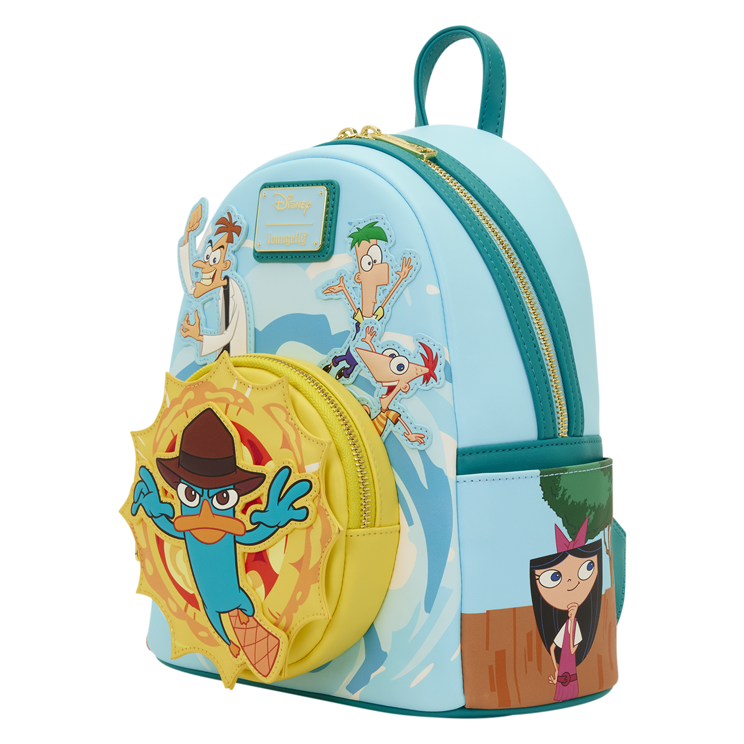 Phineas & Ferb Light-Up Mini Backpack