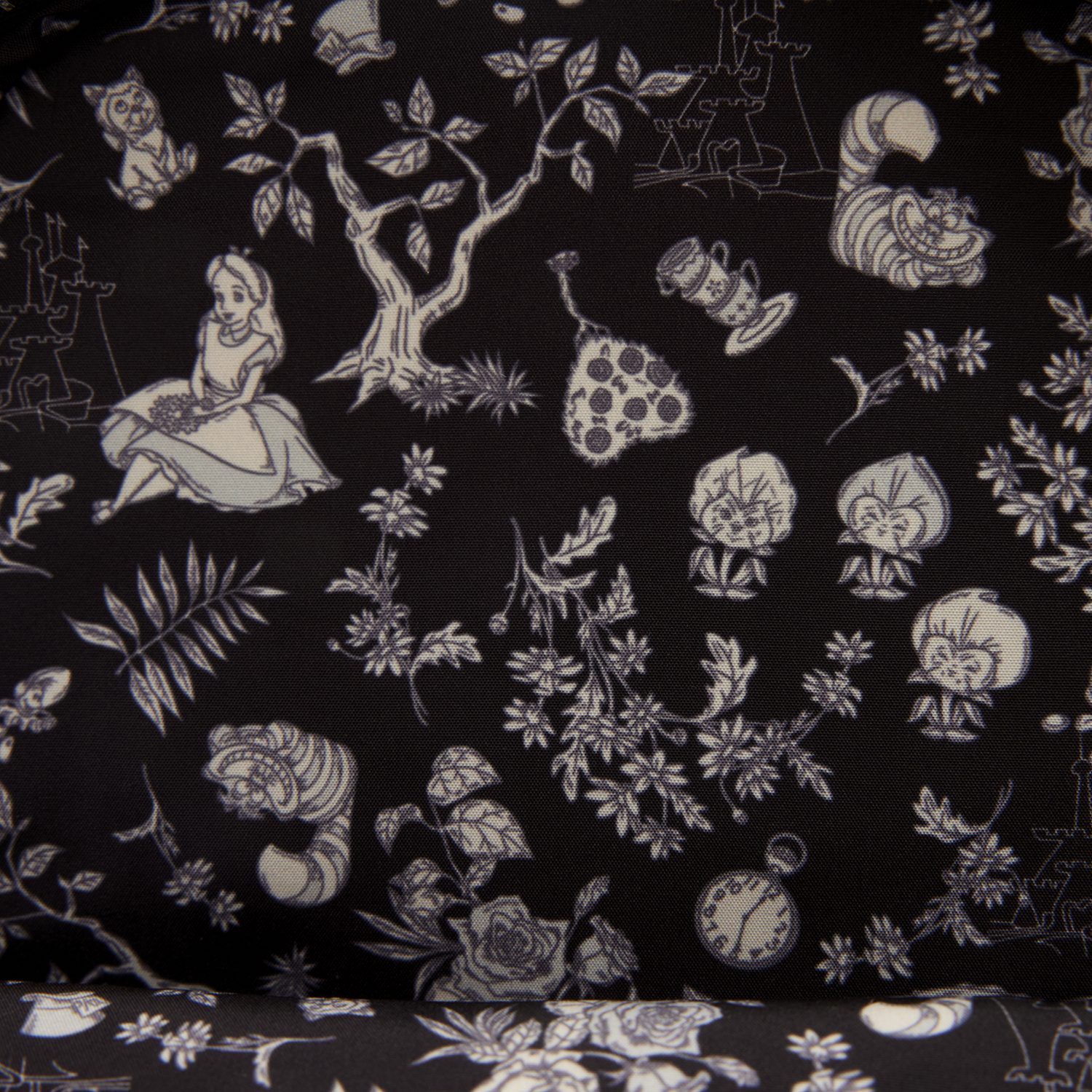 Alice in Wonderland Embroidered Floral Mini Backpack 4