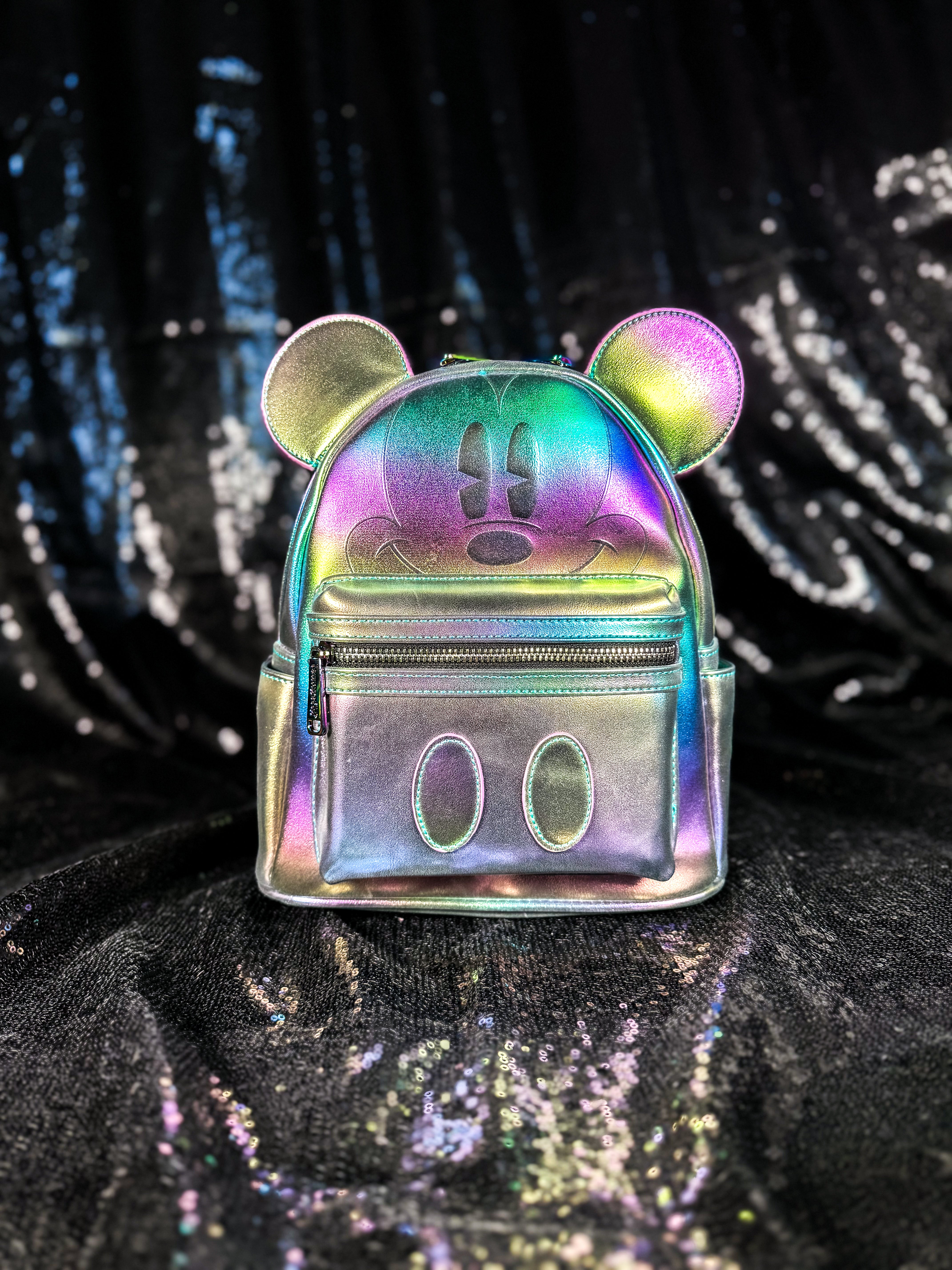 disney minnie mouse oil slick mini backpack Mickey Mouse Oil Slick Mini Backpack