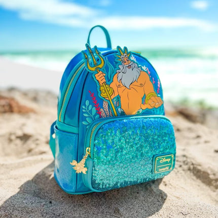 The King Triton Sequin Mini Backpack