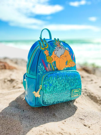 The King Triton Sequin Mini Backpack