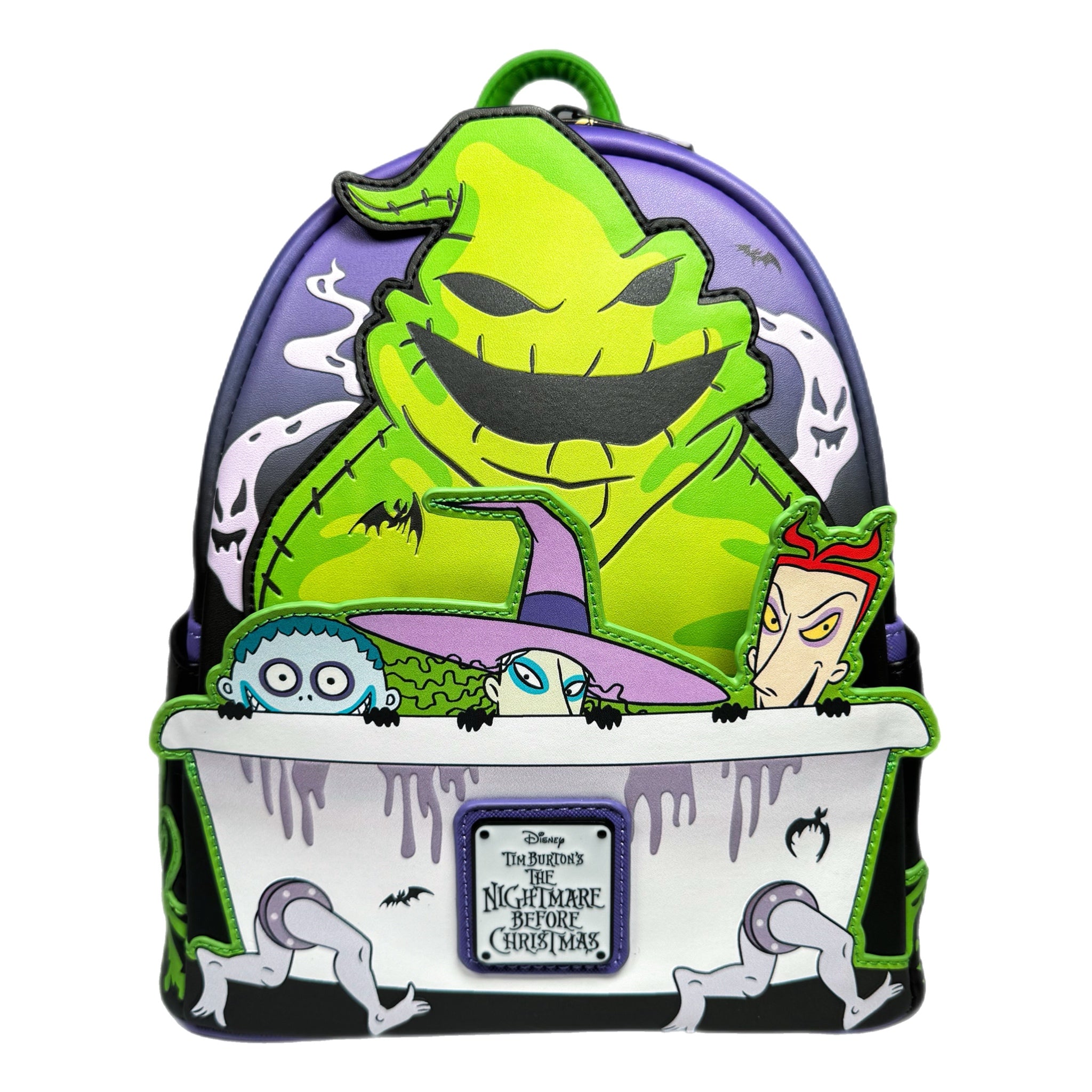 Oogie Boogie Lock Shock and Barrel Light up and Glow in the Dark Mini Backpack