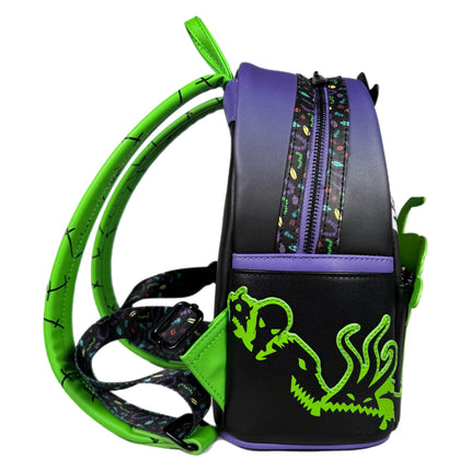 Oogie Boogie Lock Shock and Barrel Light up and Glow in the Dark Mini Backpack