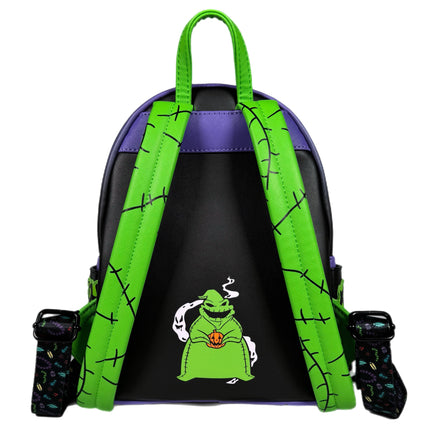 Oogie Boogie Lock Shock and Barrel Light up and Glow in the Dark Mini Backpack