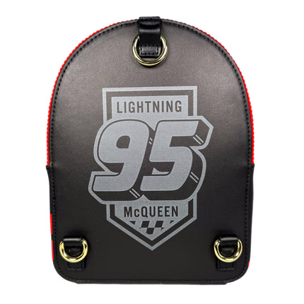 Pixar Cars Lightning McQueen Corduroy Convertible Mini Backpack EXCLUSIVE