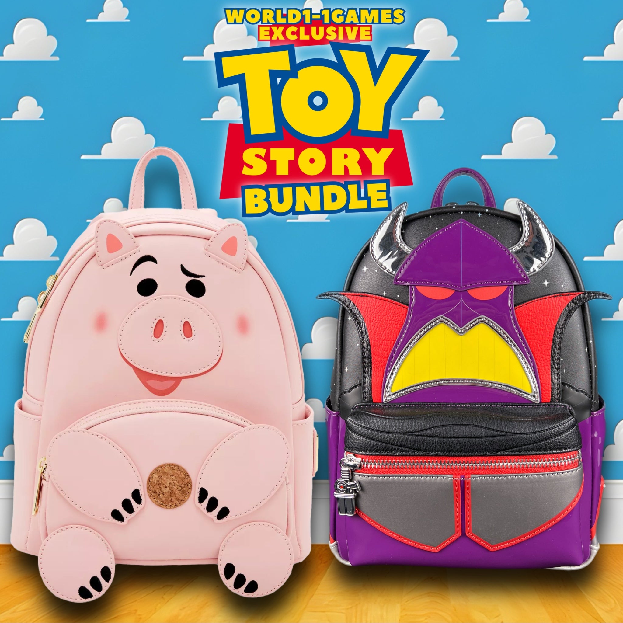 Toy Story Exc Bundle - Hamm and Zurg Mini Backpack
