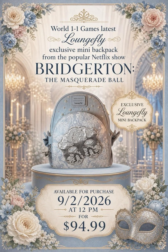 Bridgerton Masquerade Ball Mini Backpack - W11G Exclusive