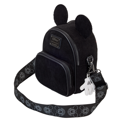 Mickey Mouse Classic Corduroy Convertible Mini Backpack & Crossbody Bag