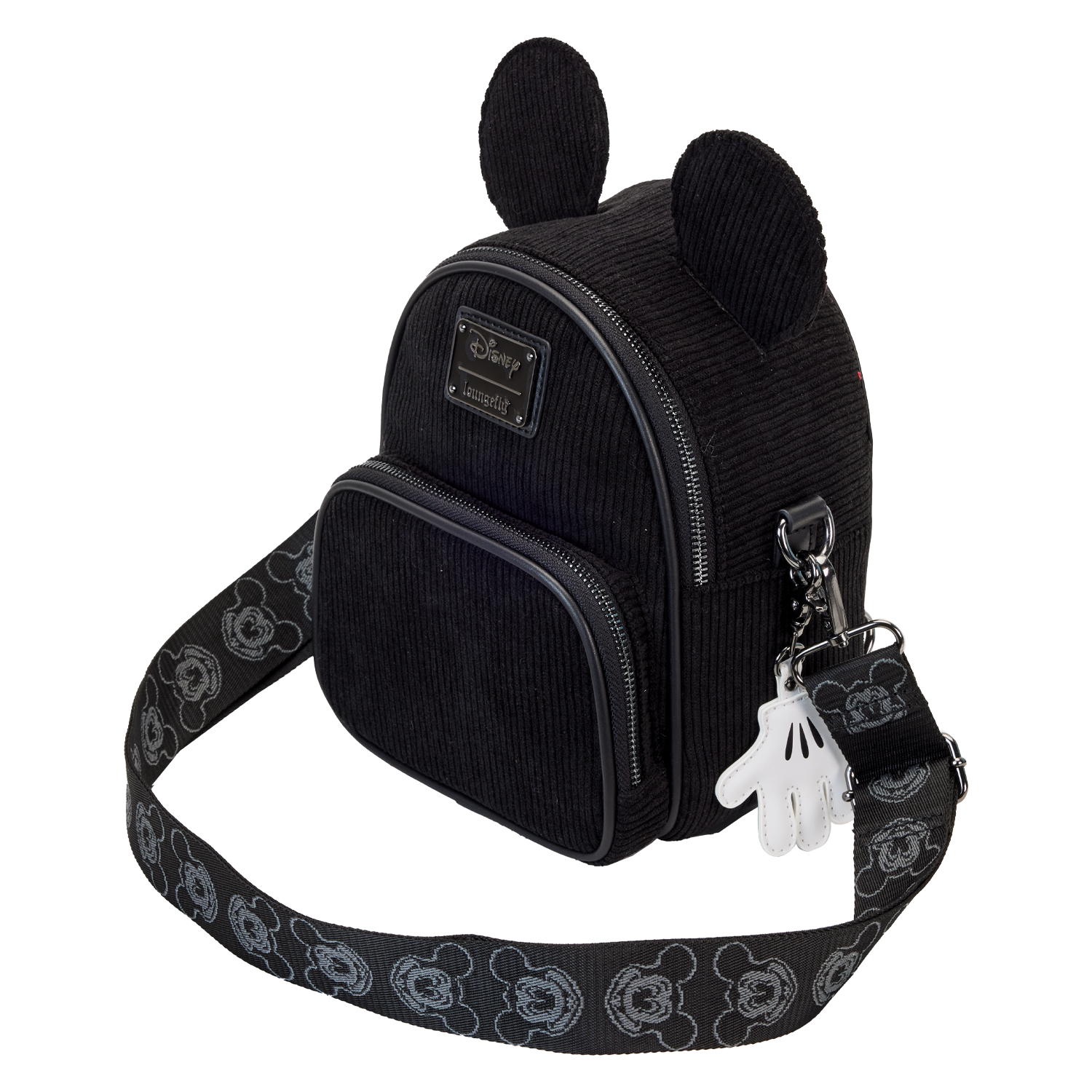 Mickey Mouse Classic Corduroy Convertible Mini Backpack & Crossbody Bag
