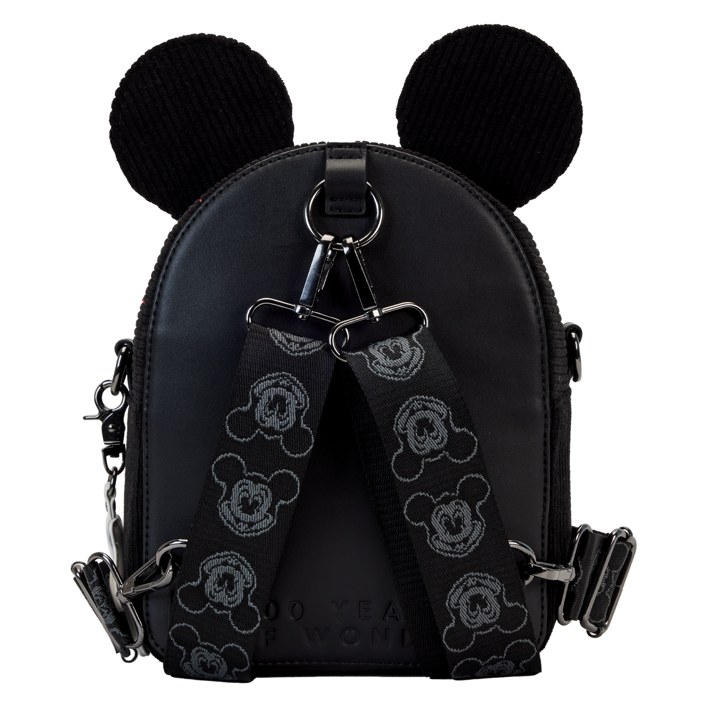 Mickey Mouse Classic Corduroy Convertible Mini Backpack & Crossbody Bag