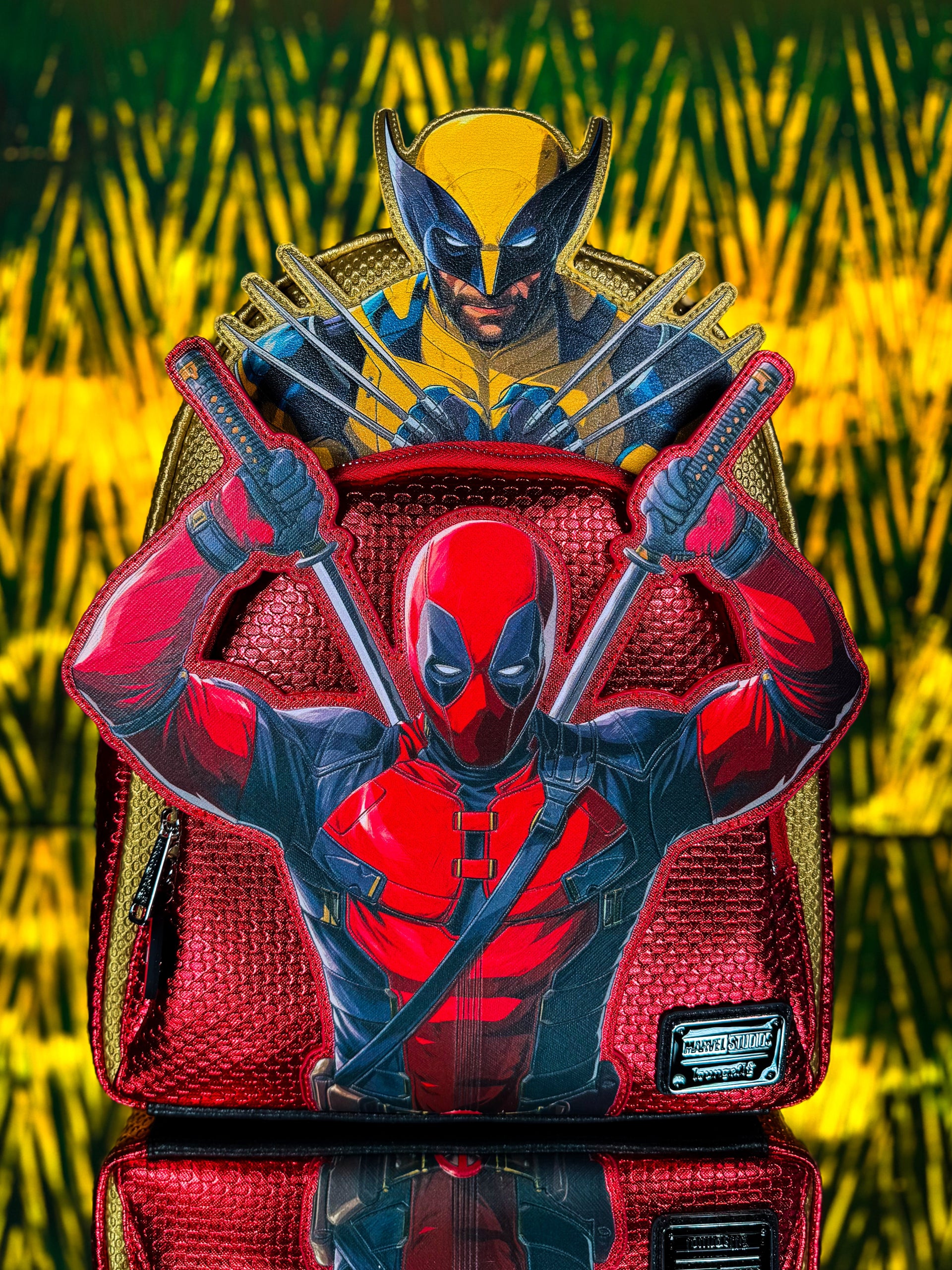 bioworld marvel deadpool laptop backpack Marvel By Loungefly Mini Backpack Deadpool 3