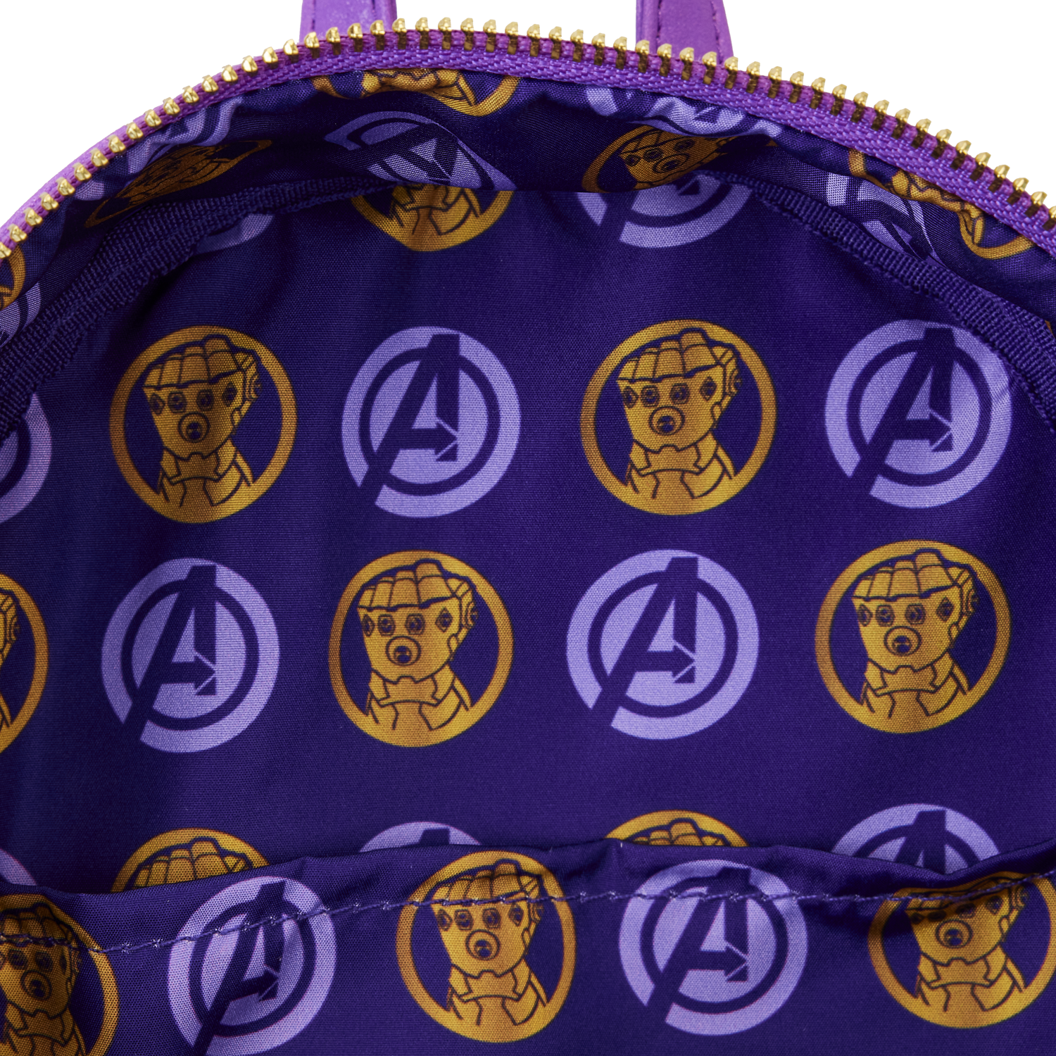 Marvel Metallic Thanos Gauntlet Mini Backpack 5