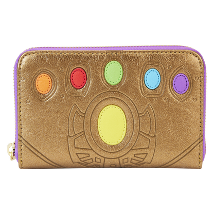 Marvel Metallic Thanos Gauntlet Zip Around Wallet