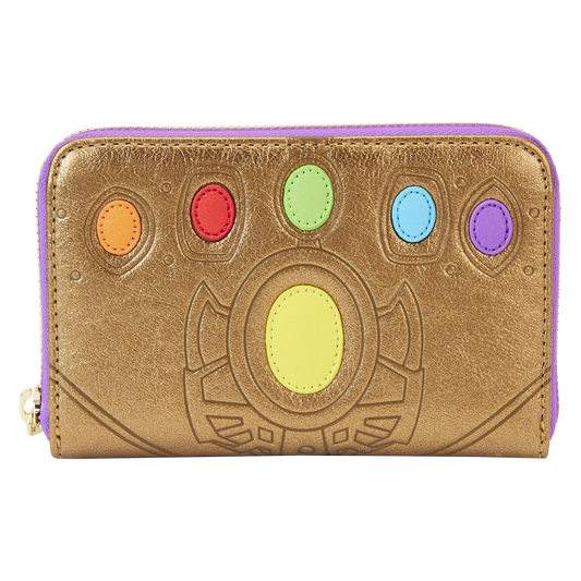 Marvel Metallic Thanos Gauntlet Zip Around Wallet