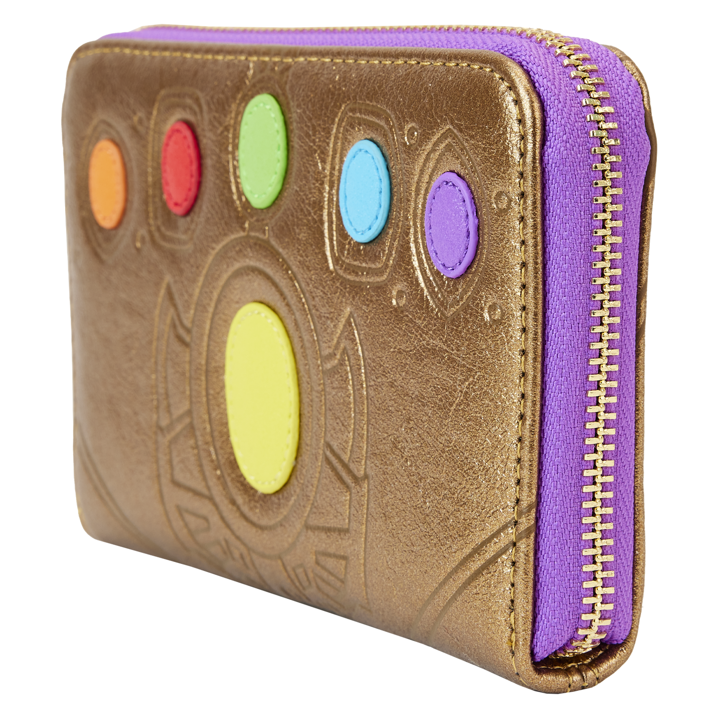 Marvel Metallic Thanos Gauntlet Zip Around Wallet