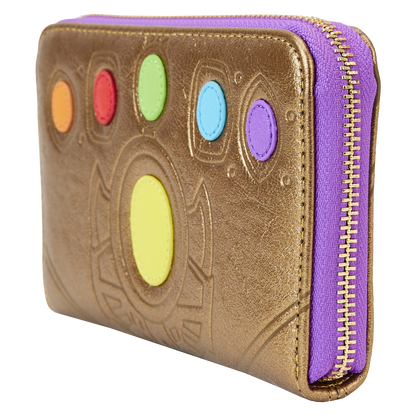 Marvel Metallic Thanos Gauntlet Zip Around Wallet