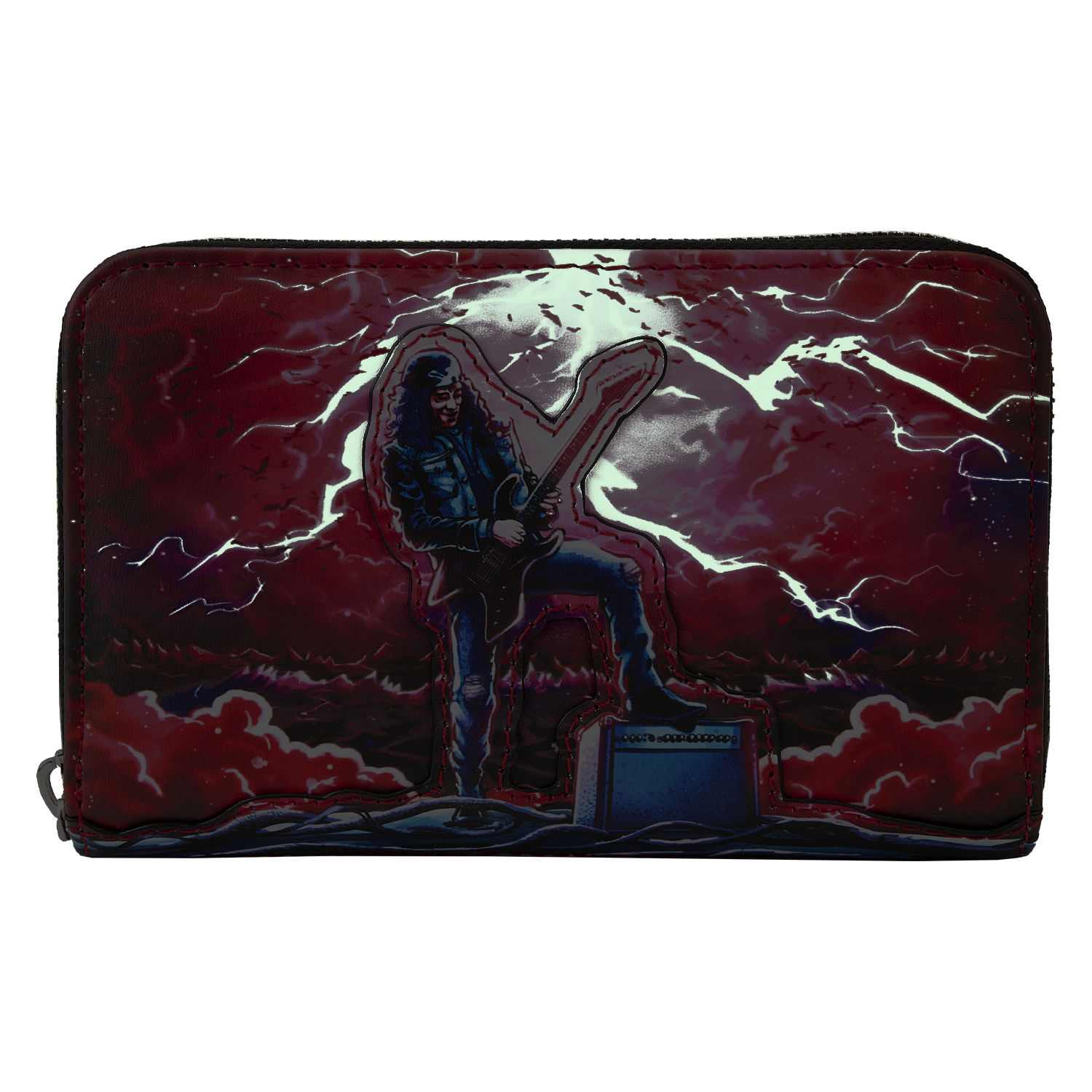 Stranger Things Eddie Munson Tribute Glow Zip-Around Wallet