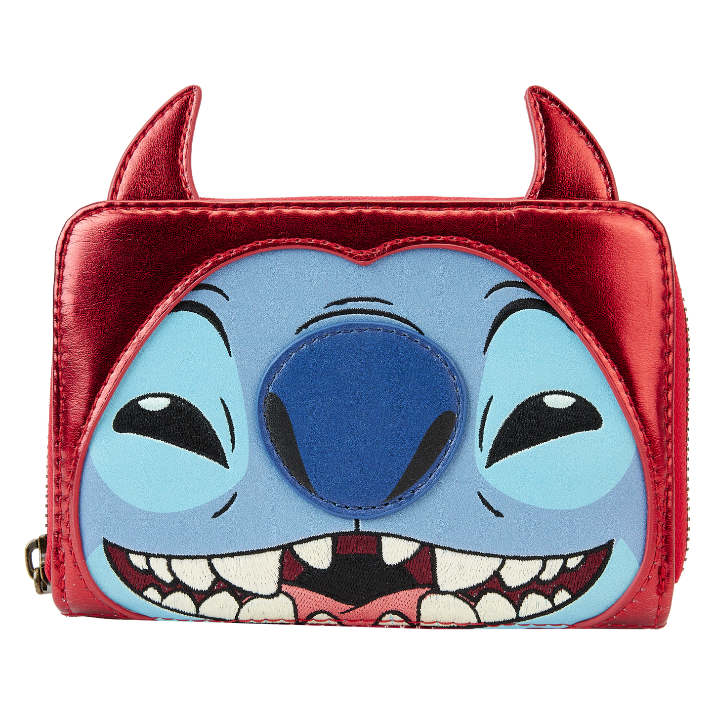 Stitch Devil Cosplay Zip-Around Wallet