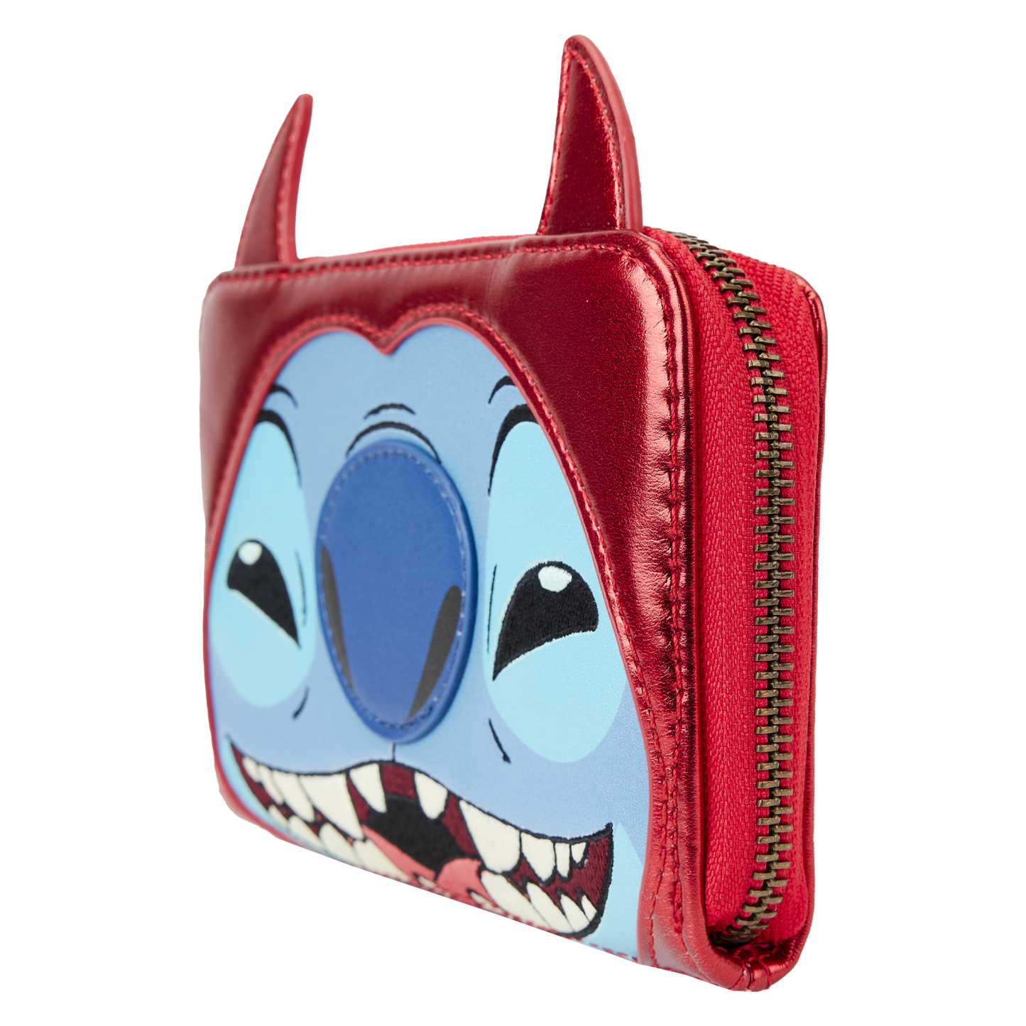 Stitch Devil Cosplay Zip-Around Wallet