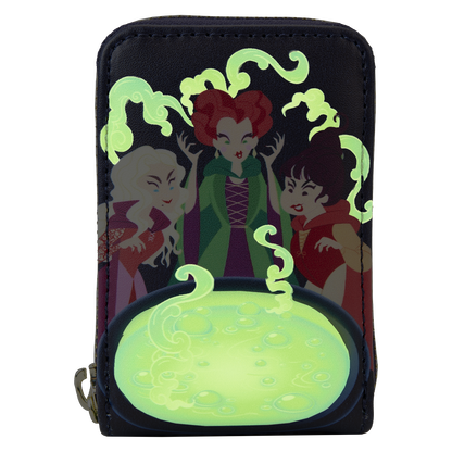 Hocus Pocus Sanderson Sisters Cauldron Glow Accordion Wallet