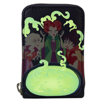 Hocus Pocus Sanderson Sisters Cauldron Glow Accordion Wallet