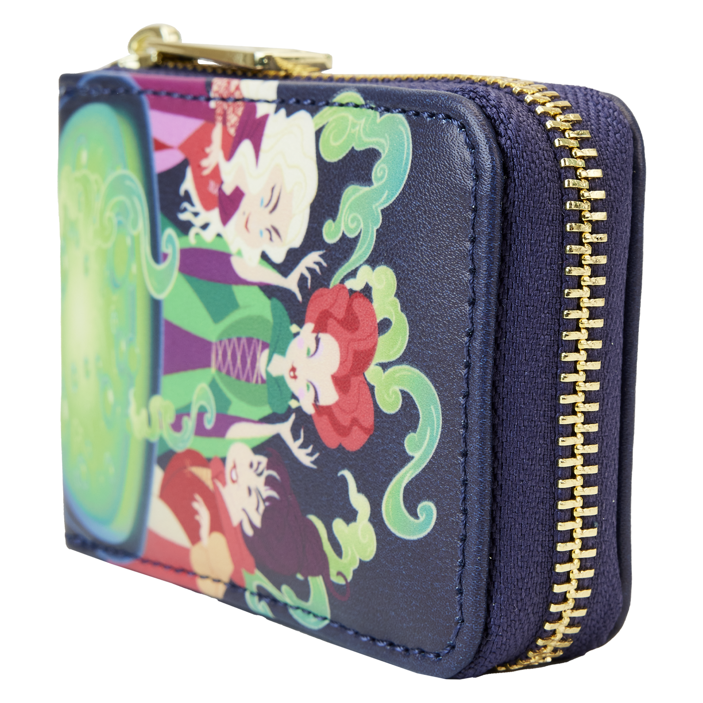 Hocus Pocus Sanderson Sisters Cauldron Glow Accordion Wallet