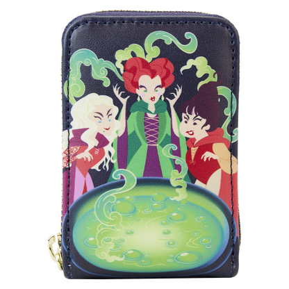 Hocus Pocus Sanderson Sisters Cauldron Glow Accordion Wallet