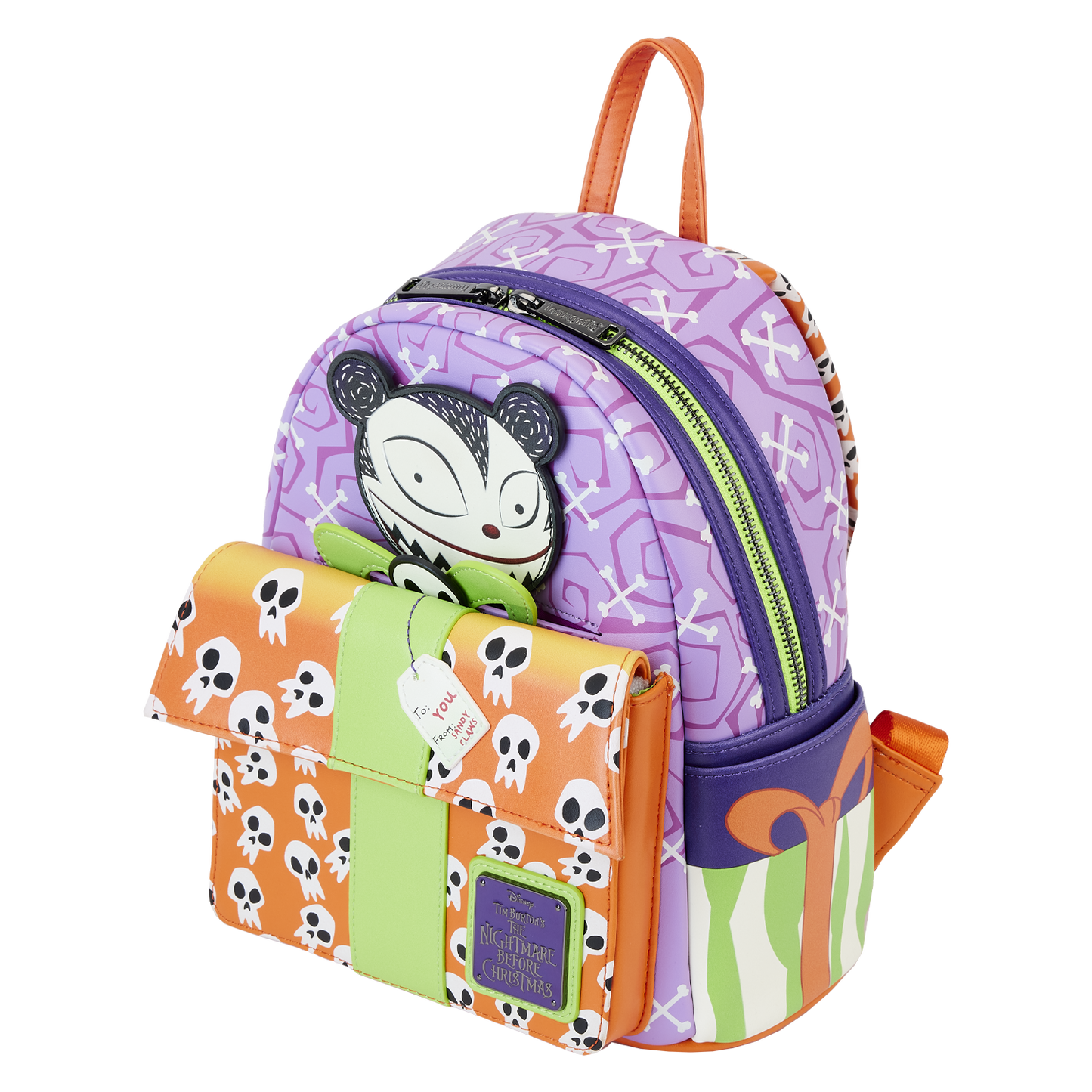Nightmare Before Christmas Scary Teddy Present Mini Backpack