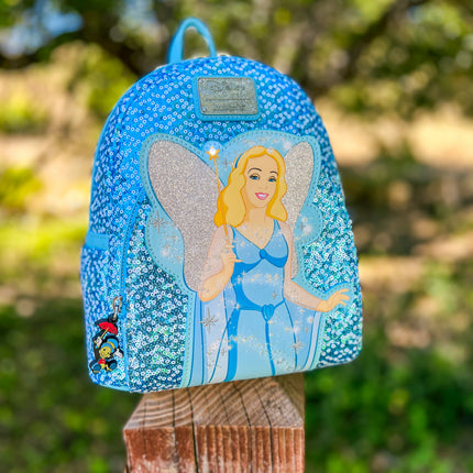 Pinocchio's Blue Fairy Sequin Mini Backpack