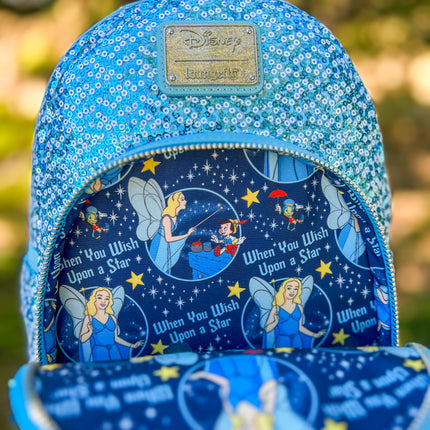 Pinocchio's Blue Fairy Sequin Mini Backpack